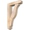 Ekena Millwork Funston Arts and Crafts Smooth Bracket w/ Offset Brace, Douglas Fir, 5 1/2"W x 22"D x 34"H BKT0604X22X34FST03SDF - alternate 1